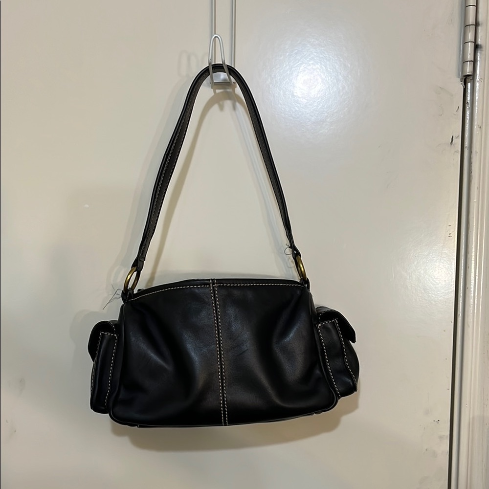 Fossil  Black Leather Handbag